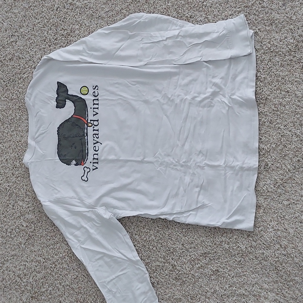 MEN'S VINEYARD VINES LONG SLEEVE TEE PUPPY LOVE